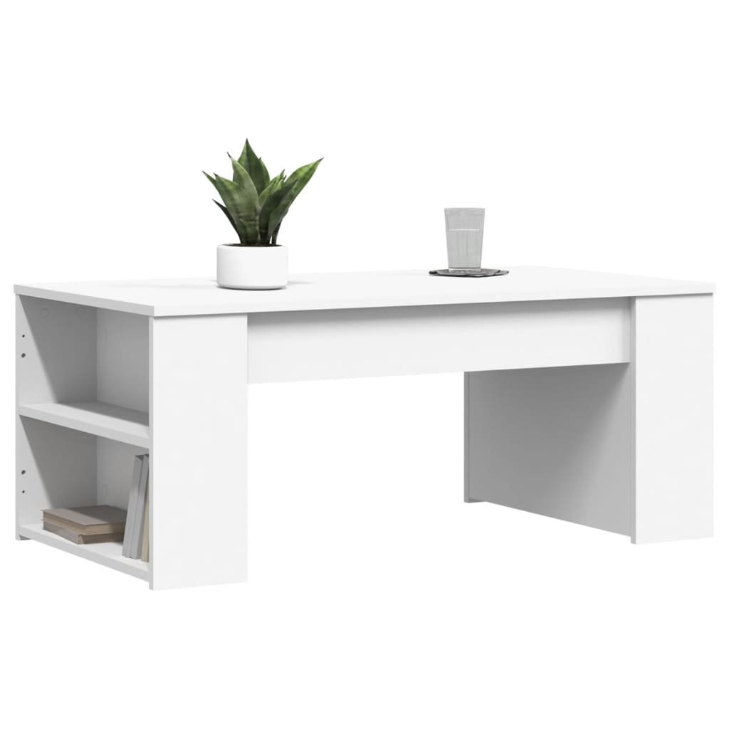 Mesa de centro 102x55x42 cm derivados de madeira branco