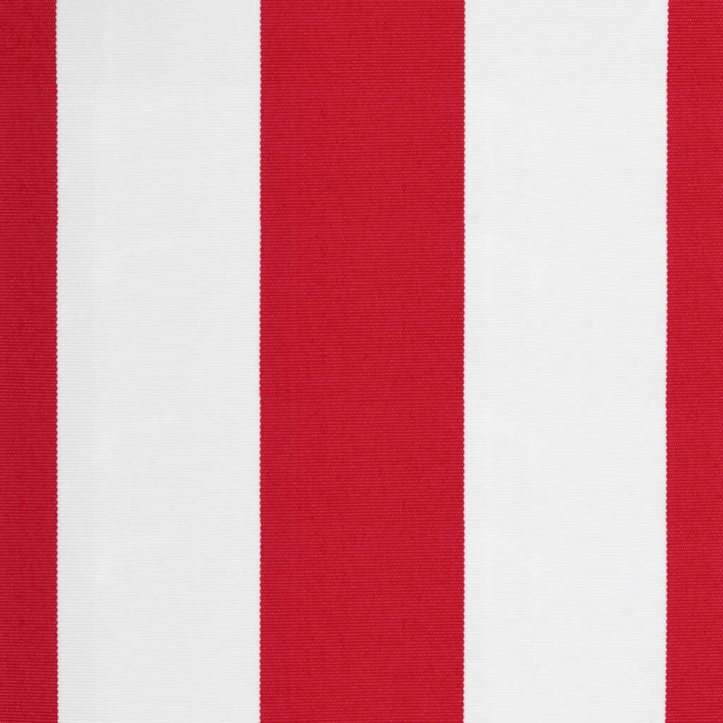 Tecido de substituição p/ toldo 4,5x3 m riscas vermelho/branco