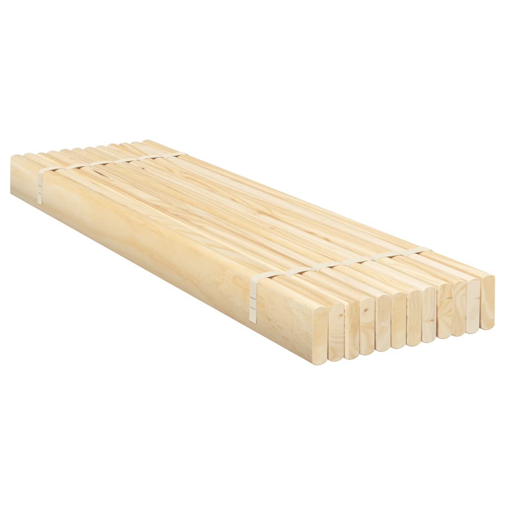 Ripas para estrado de cama 90x200 cm madeira de pinho maciça