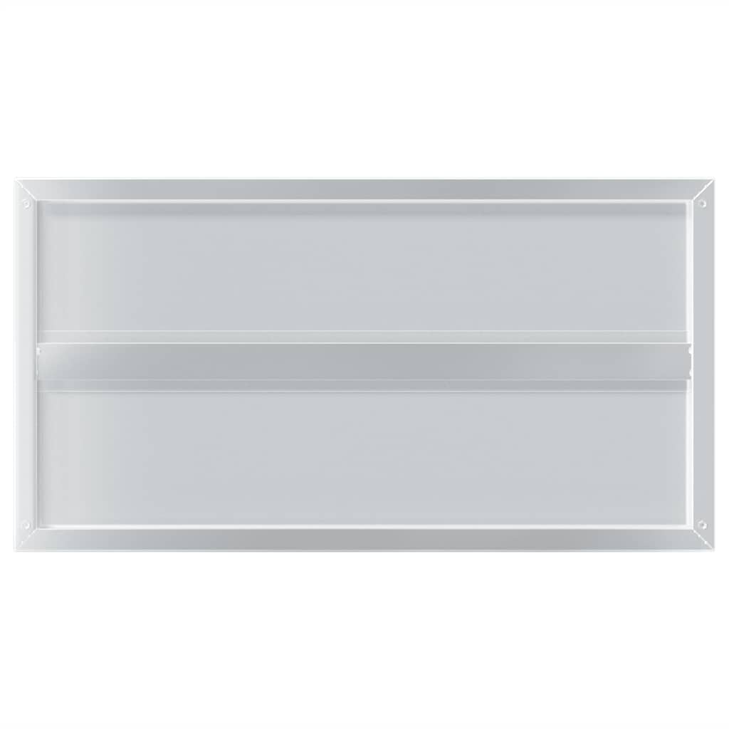 Prateleiras de parede 2 pcs 75x40x3 cm aço inoxidável prateado