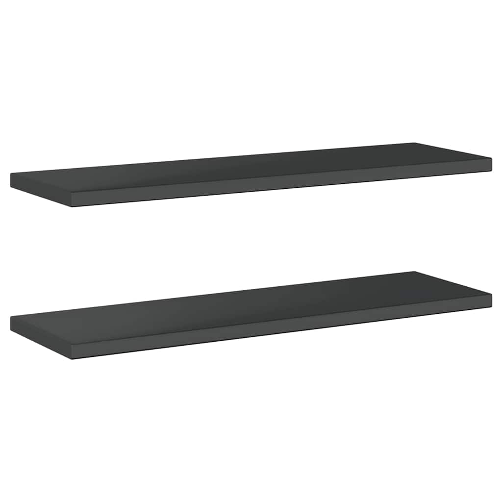 Prateleiras de parede 2 pcs 100x30x3 cm aço inoxidável prateado