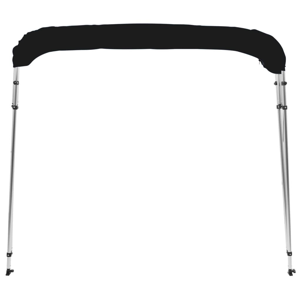 Toldo de 4 arcos Bimini 243x196x137 cm preto