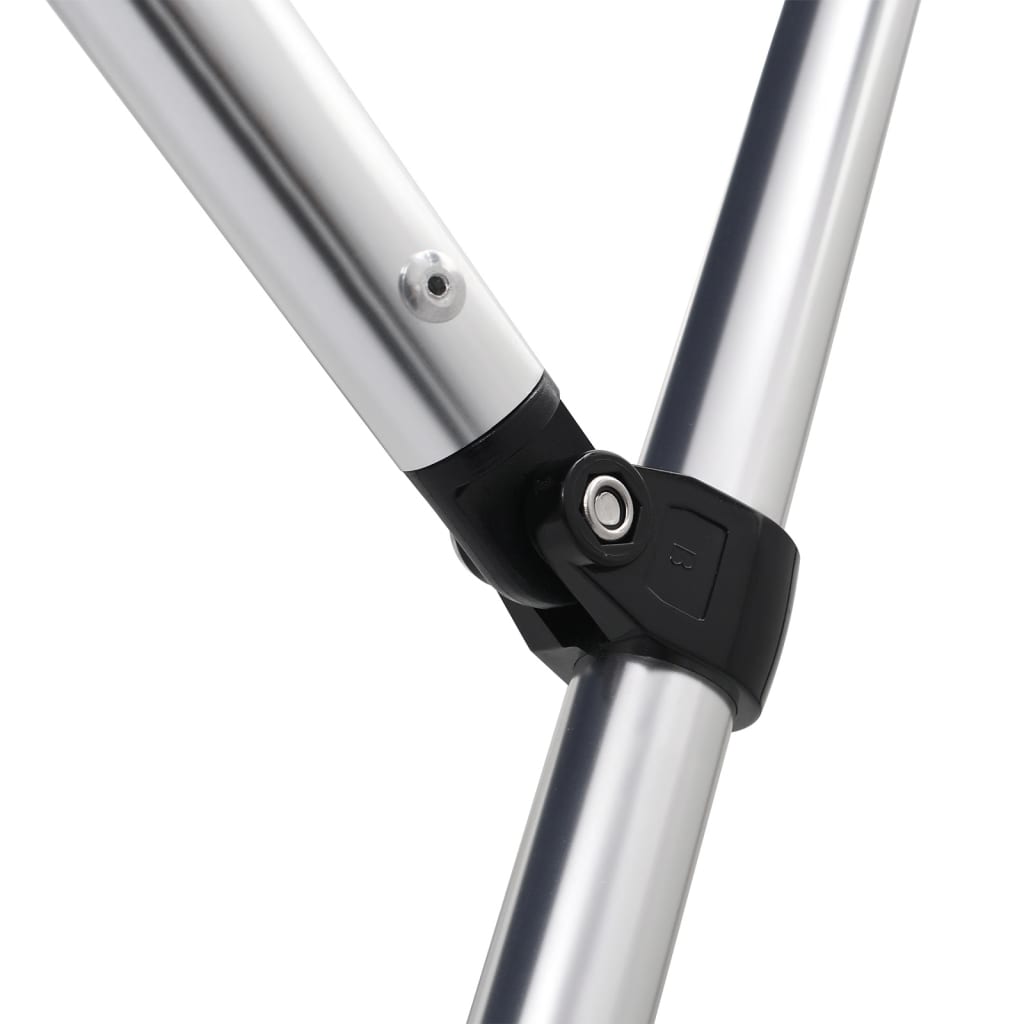 Toldo de 4 arcos Bimini 243x196x137 cm preto