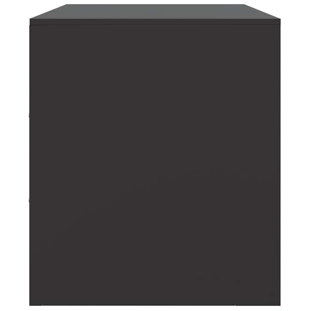 Móvel de TV 67x39x44 cm aço preto