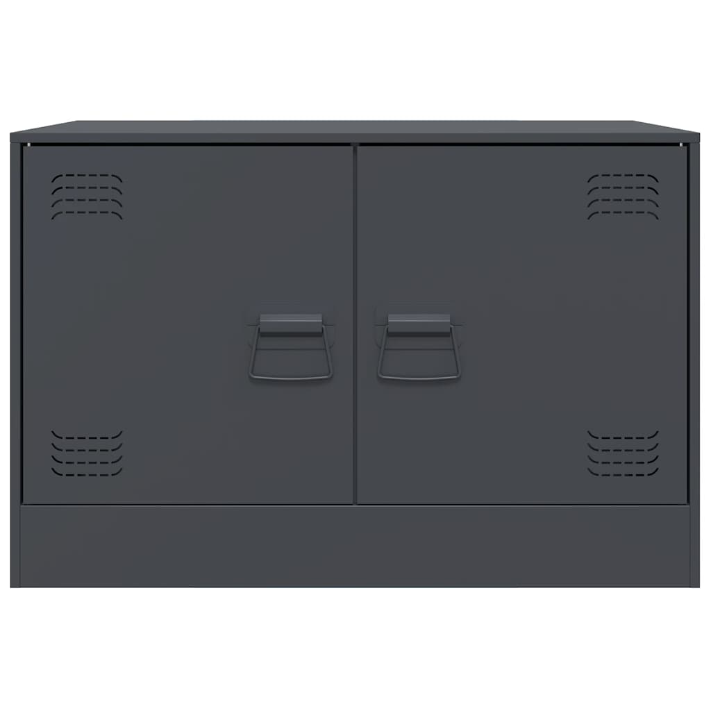 Móvel de TV 67x39x44 cm aço antracite