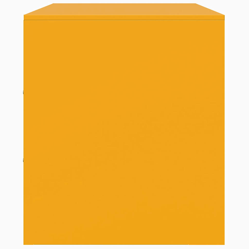Móvel de TV 67x39x44 cm aço amarelo mostarda