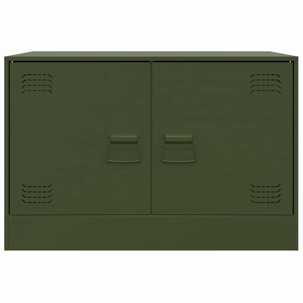 Móvel de TV 67x39x44 aço verde azeitona