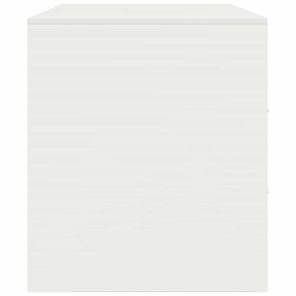 Móvel de TV 67x39x44 cm aço branco