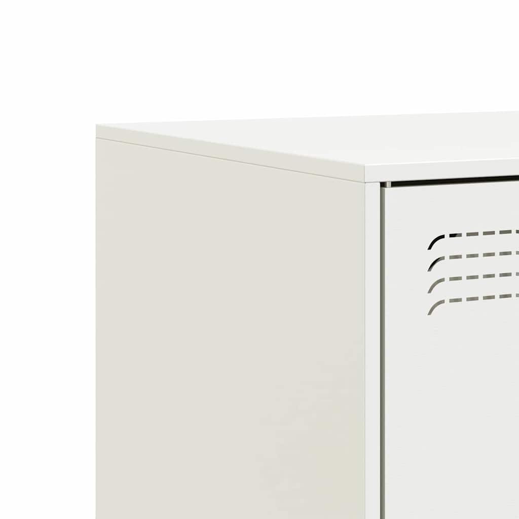 Móvel de TV 67x39x44 cm aço branco