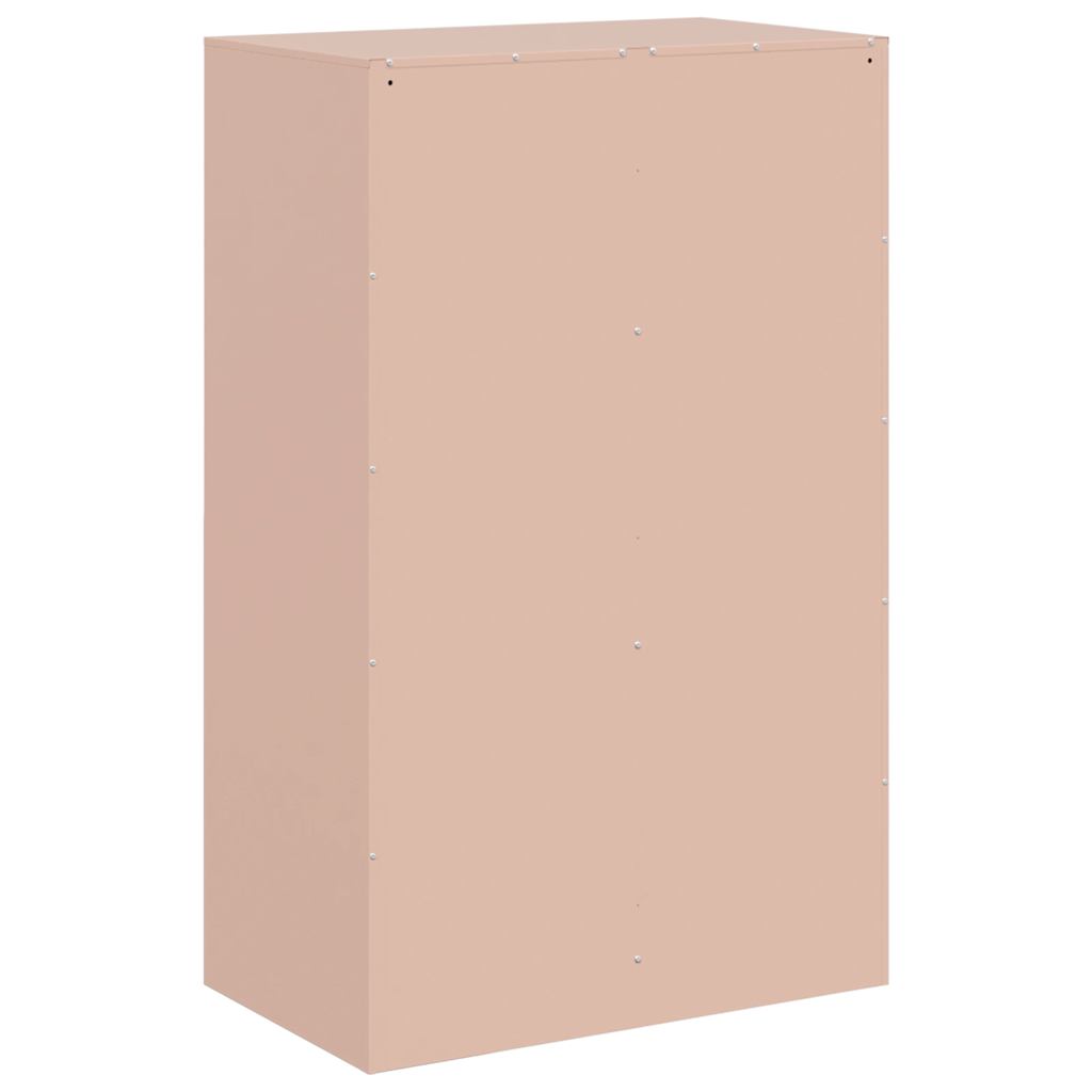 Aparador 67x39x107 cm aço rosa