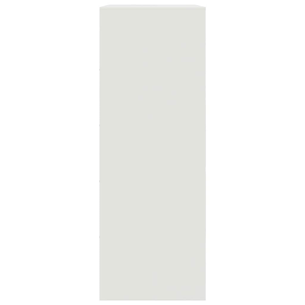 Aparador 67x39x107 cm aço branco