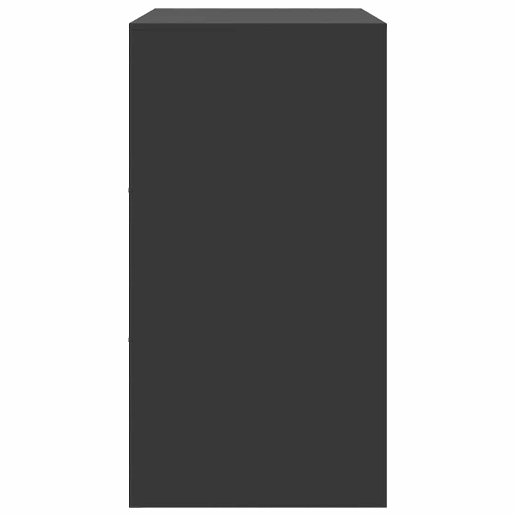 Aparador 67x39x73 cm aço preto