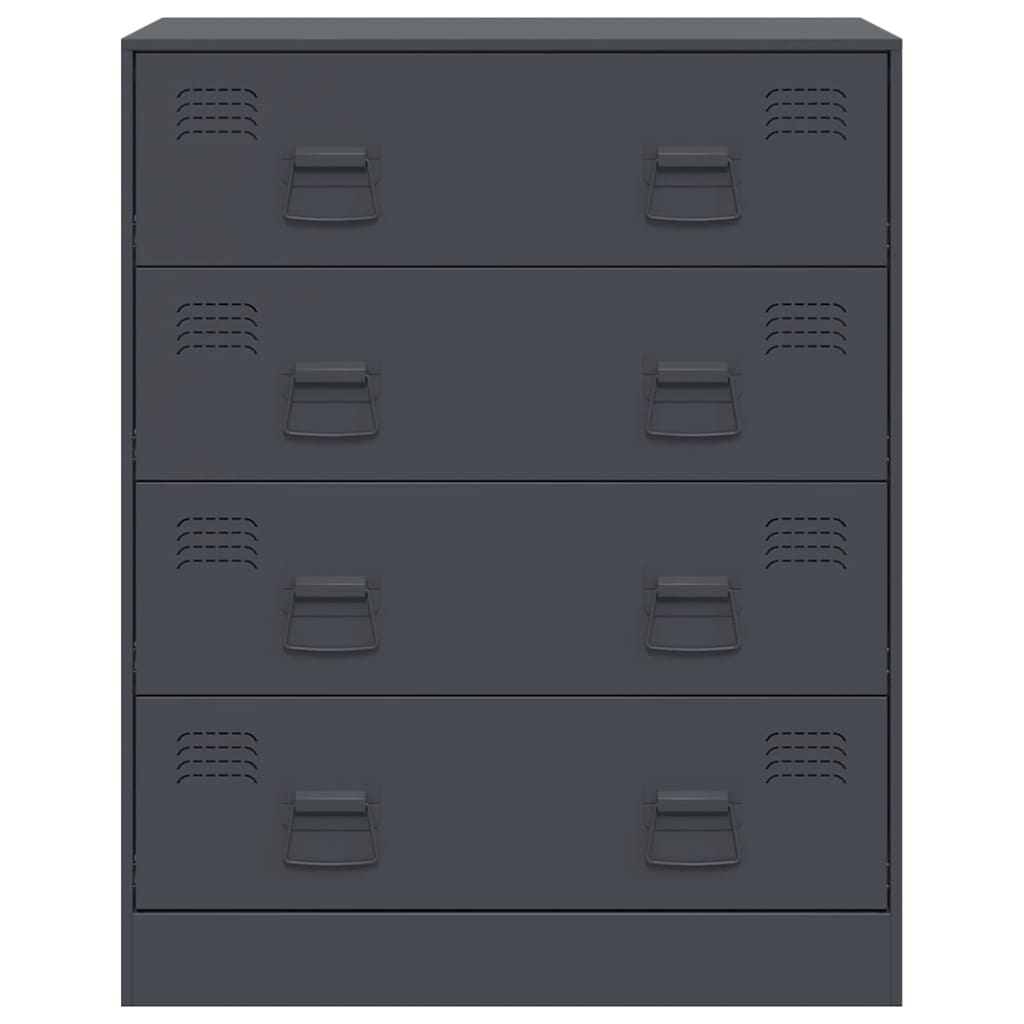 Aparador 67x39x83 cm aço antracite