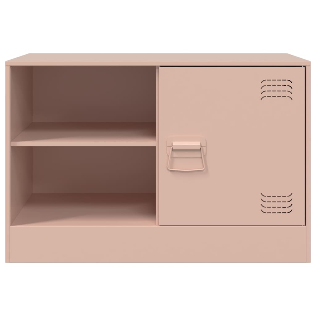 Móvel de TV 67x39x44 cm aço rosa