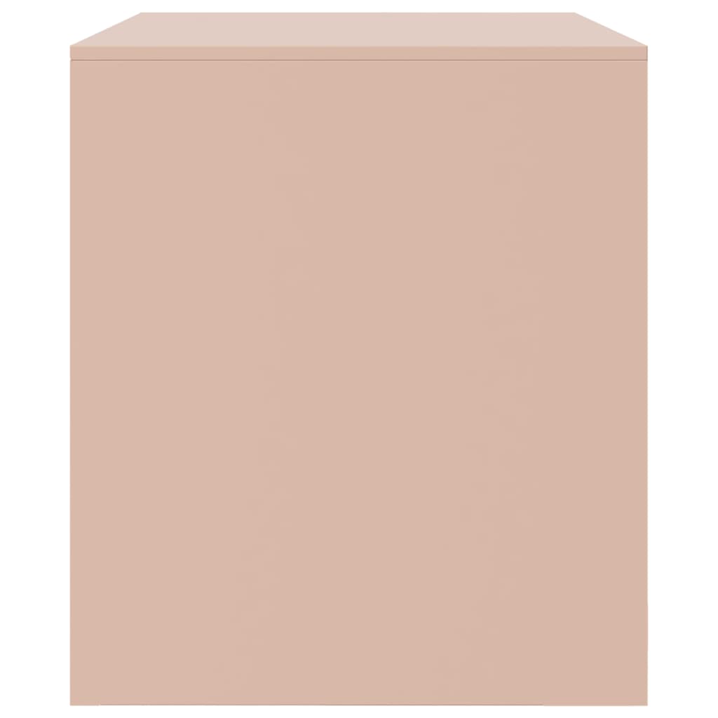 Móvel de TV 67x39x44 cm aço rosa