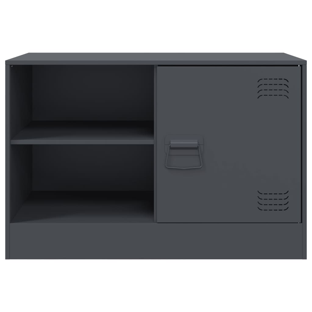 Móvel de TV 67x39x44 cm aço antracite
