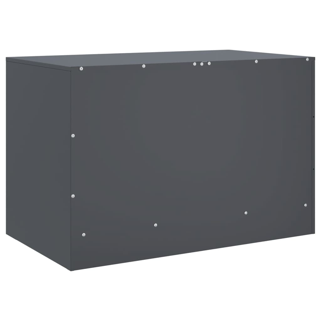 Móvel de TV 67x39x44 cm aço antracite