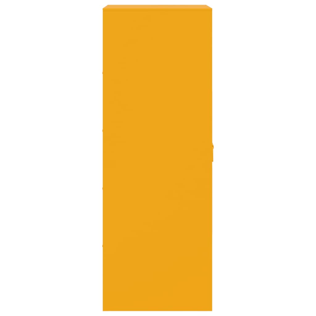 Aparador 34,5x39x107 cm aço amarelo mostarda