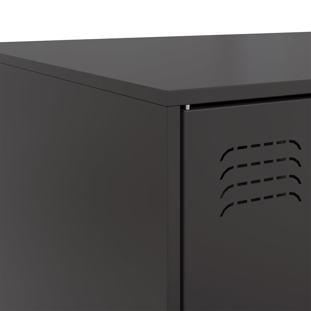 Mesa de centro 67x50x44 cm aço preto