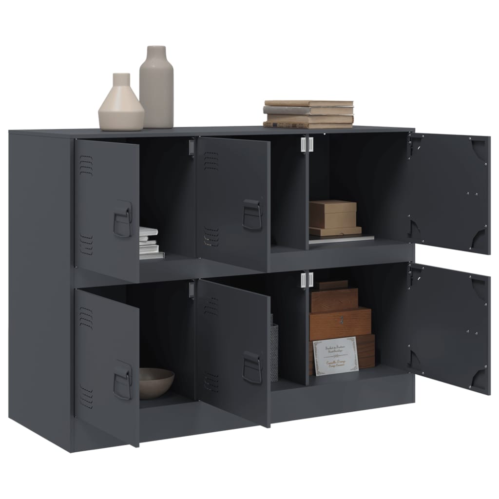 Aparador 99x39x73 cm aço antracite