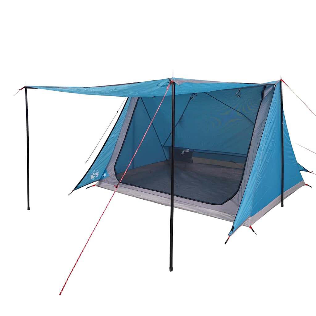Tenda de campismo para 2 pessoas tecido impermeável azul