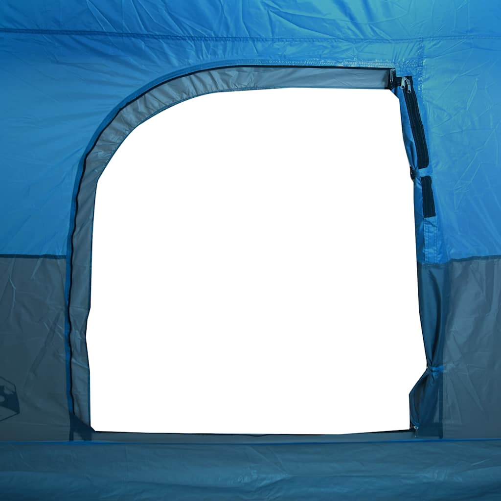Tenda de campismo cabana para 4 pessoas impermeável azul