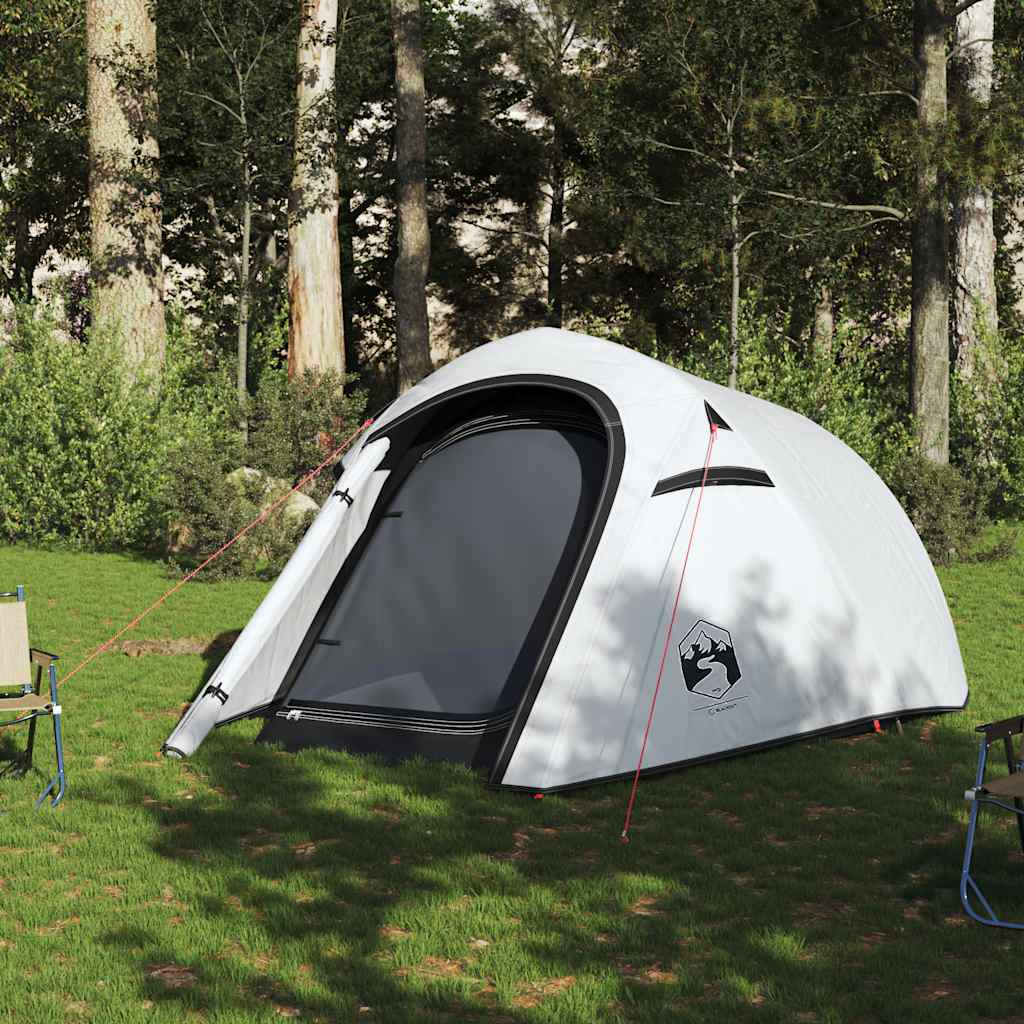 Tenda de campismo túnel p/ 3 pessoas opaca impermeável branco