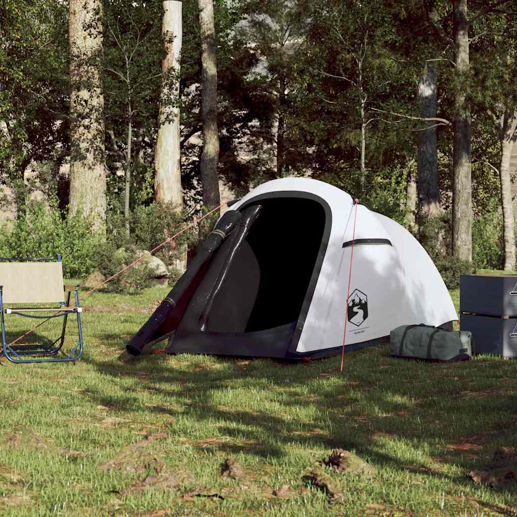 Tenda de campismo túnel p/ 2 pessoas opaca impermeável branco