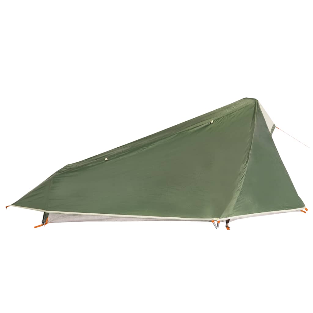 Tenda de campismo túnel para 1 pessoa impermeável verde