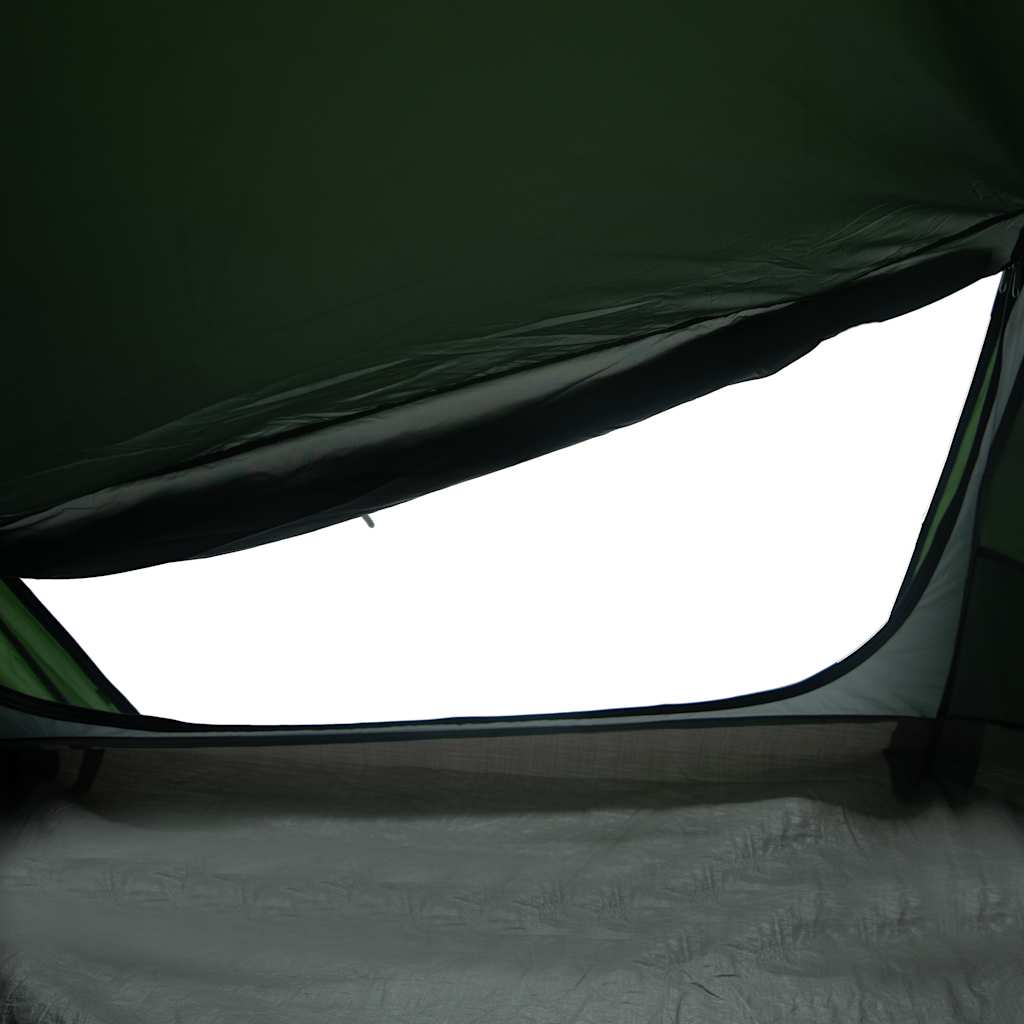 Tenda de campismo túnel para 1 pessoa impermeável verde
