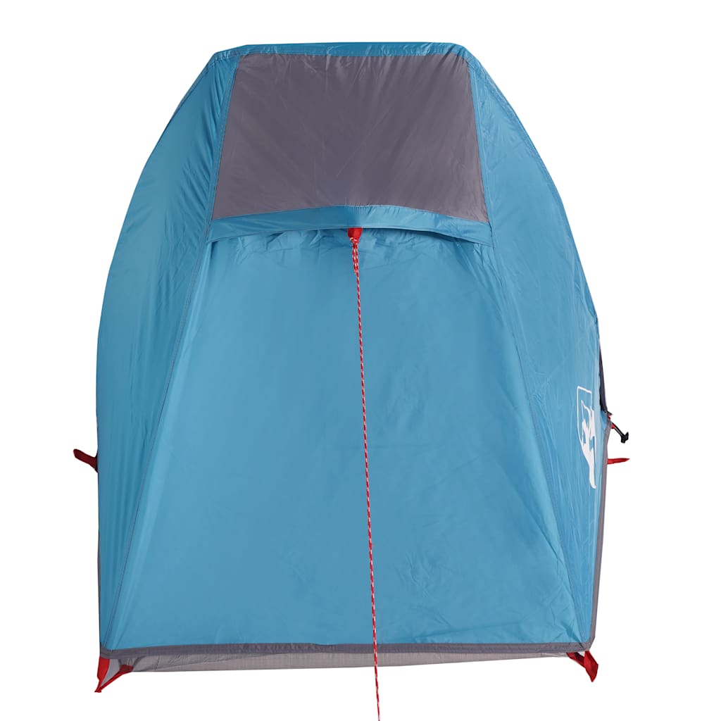 Tenda de campismo túnel para 1 pessoa impermeável azul