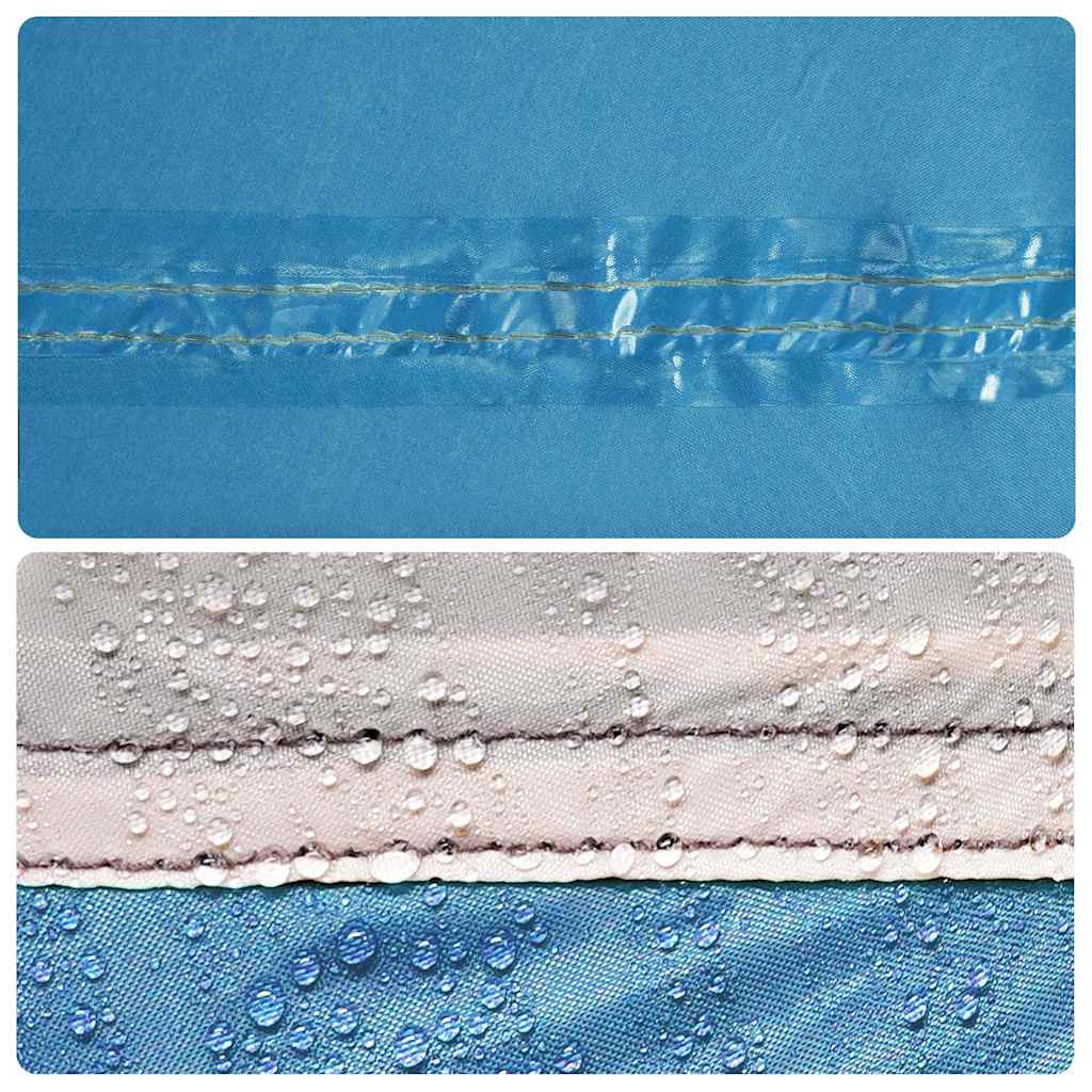 Lona de campismo 430x380x210 cm impermeável azul