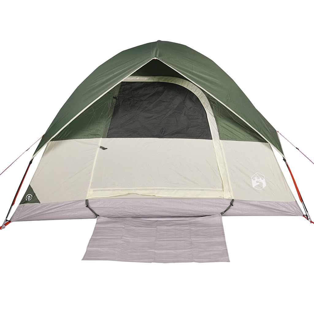 Tenda de campismo cúpula para 3 pessoas impermeável verde