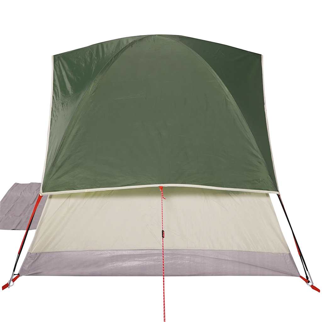 Tenda de campismo cúpula para 3 pessoas impermeável verde