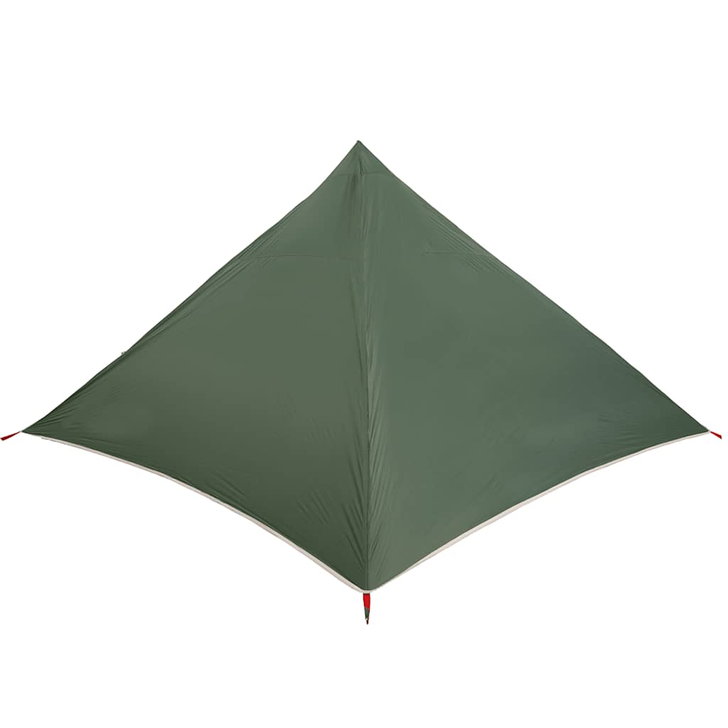 Tenda familiar tipi para 7 pessoas impermeável verde