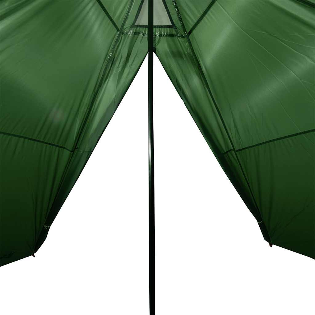 Tenda familiar tipi para 7 pessoas impermeável verde