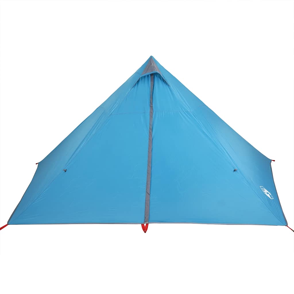 Tenda familiar tipi para 7 pessoas impermeável azul