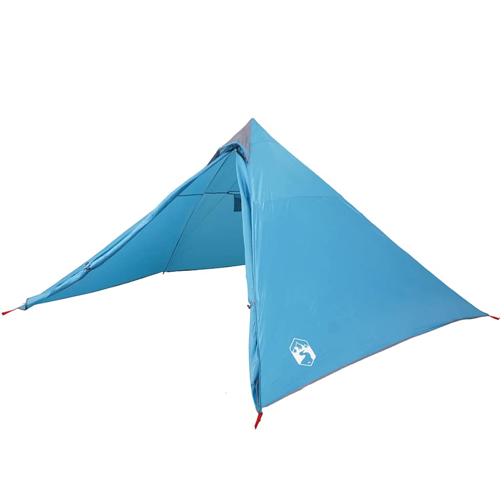 Tenda familiar tipi para 7 pessoas impermeável azul