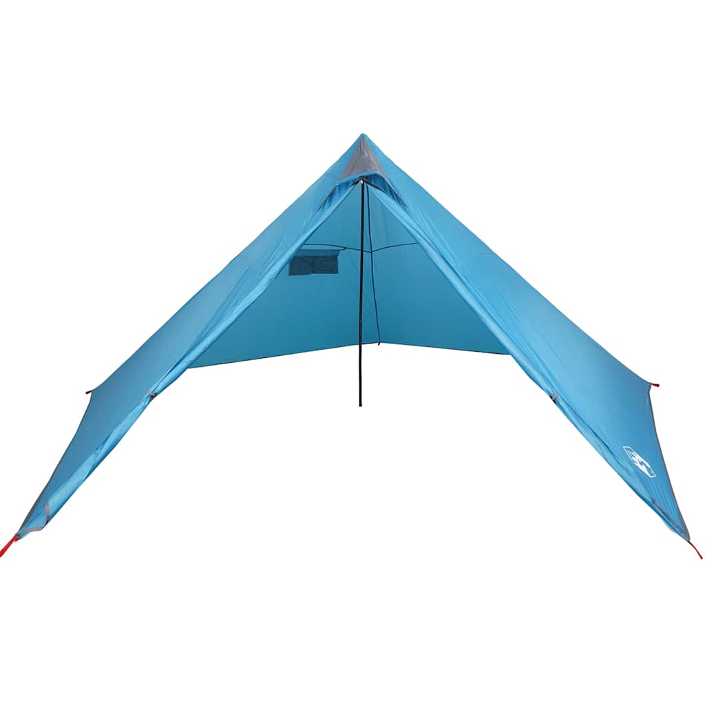 Tenda familiar tipi para 7 pessoas impermeável azul