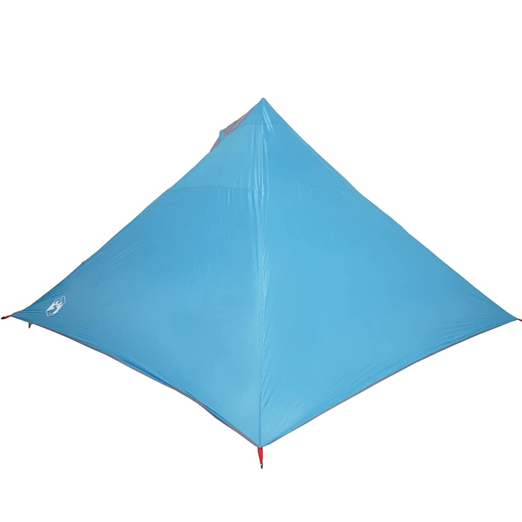 Tenda familiar tipi para 7 pessoas impermeável azul
