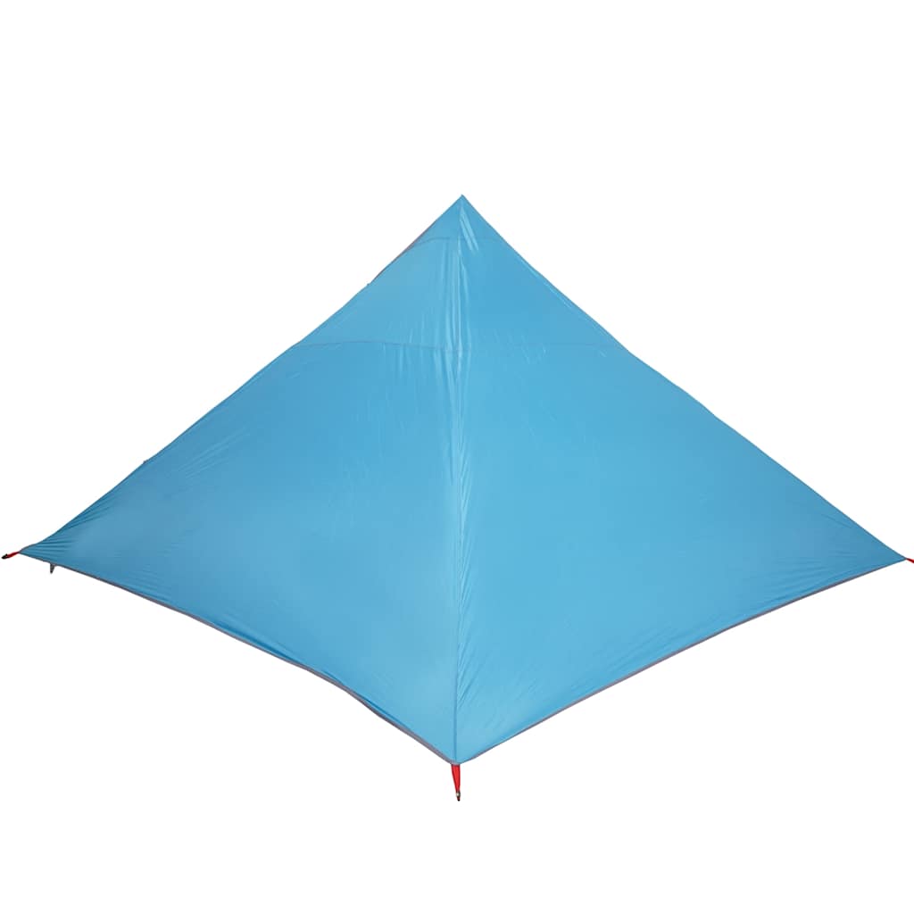 Tenda familiar tipi para 7 pessoas impermeável azul