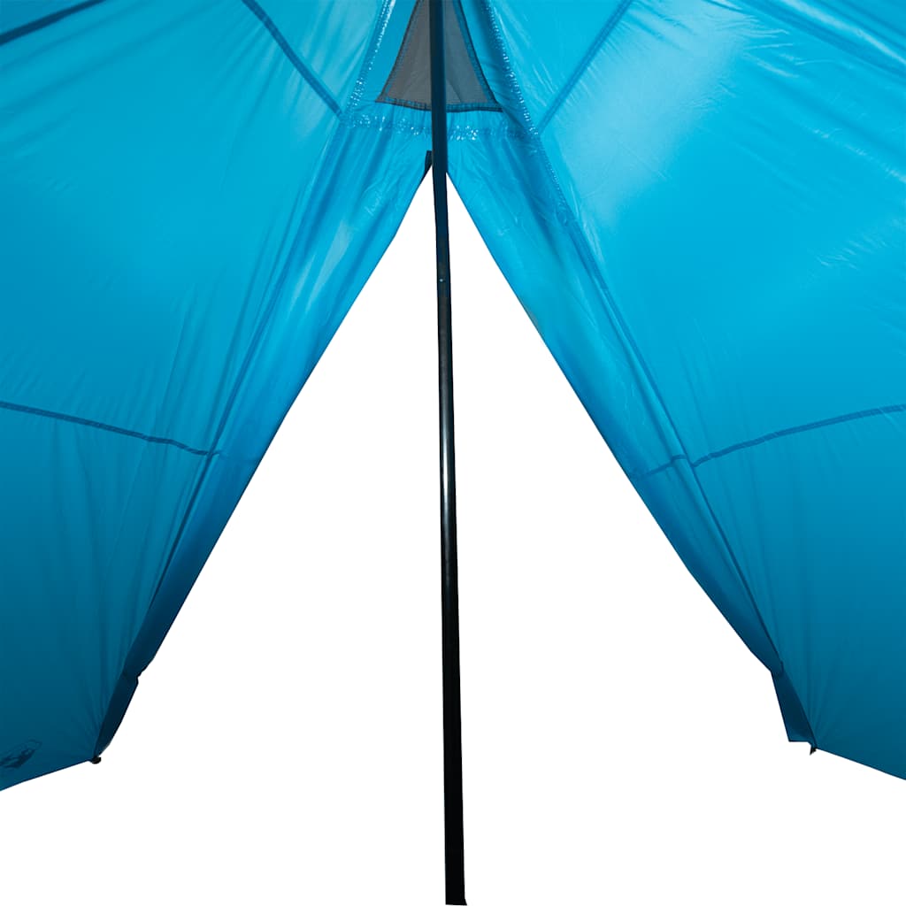 Tenda familiar tipi para 7 pessoas impermeável azul