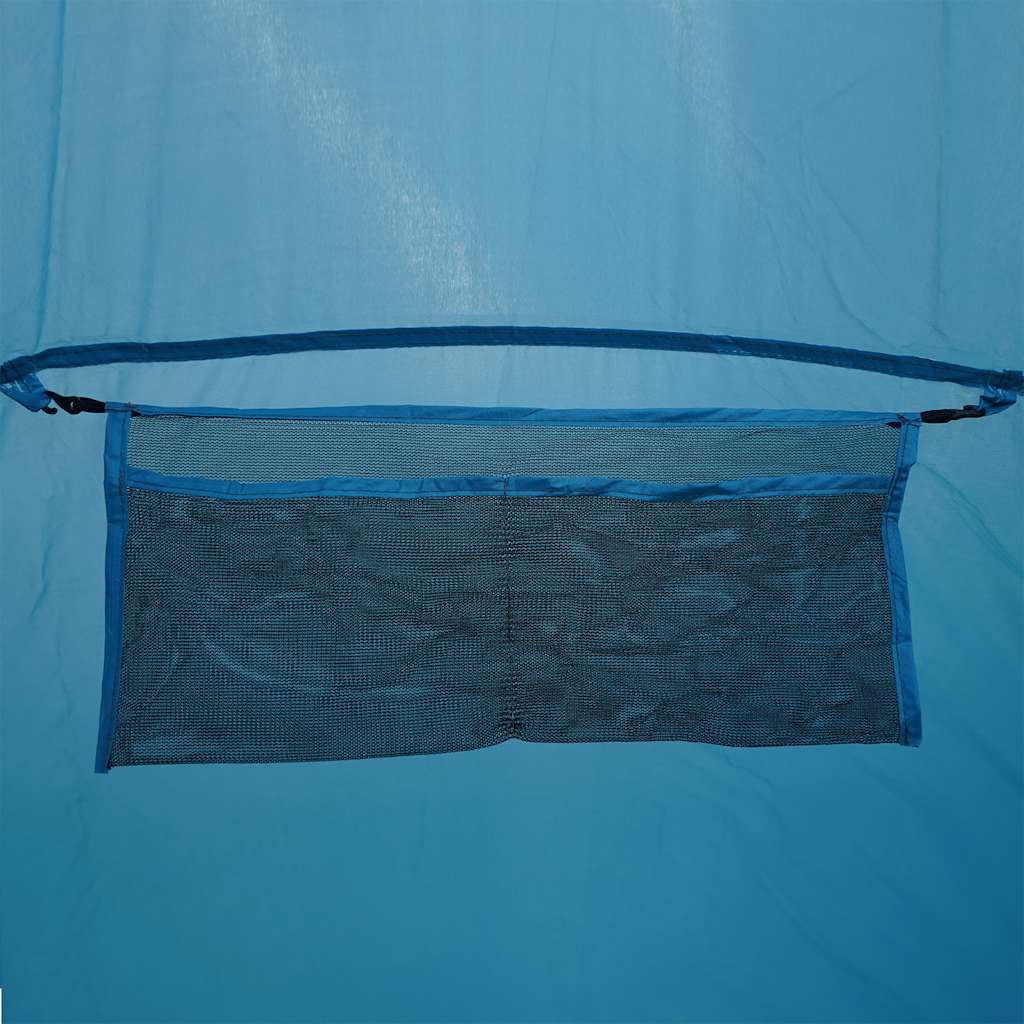 Tenda familiar tipi para 7 pessoas impermeável azul