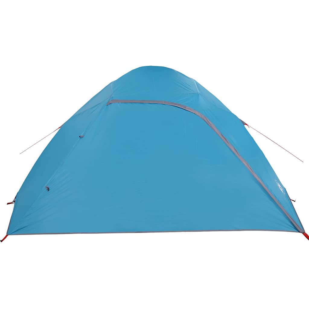 Tenda de campismo cúpula para 4 pessoas impermeável azul