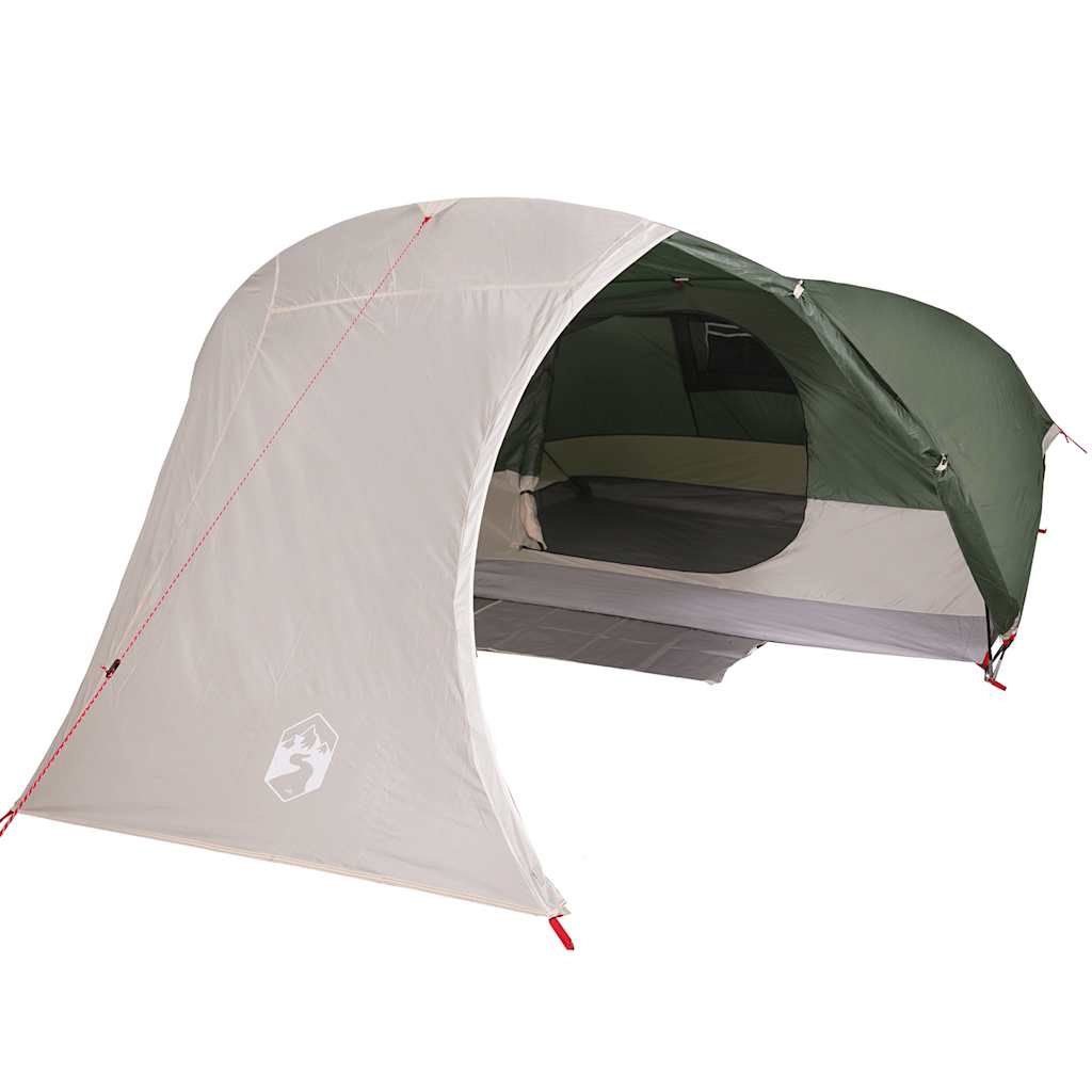 Tenda de campismo cúpula para 4 pessoas impermeável verde