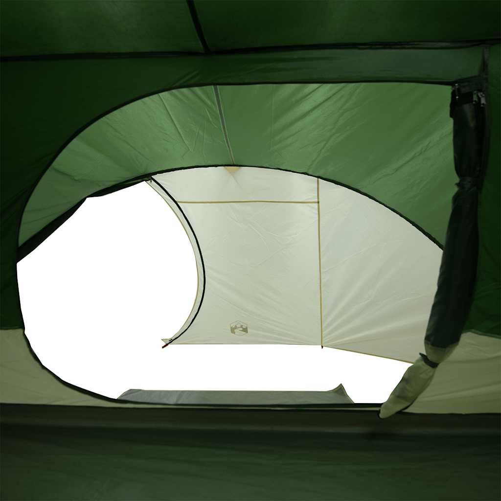 Tenda de campismo cúpula para 4 pessoas impermeável verde