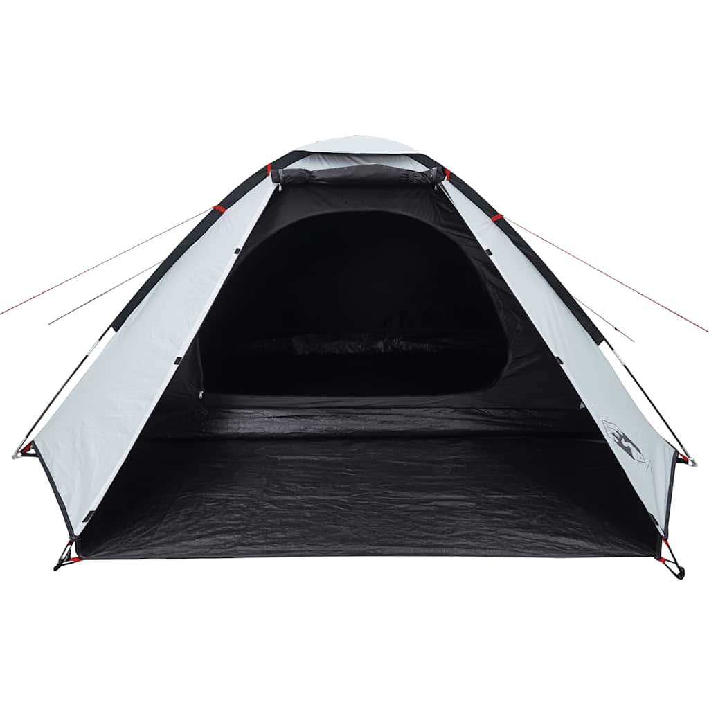 Tenda de campismo cúpula p/ 4 pessoas opaca impermeável branco