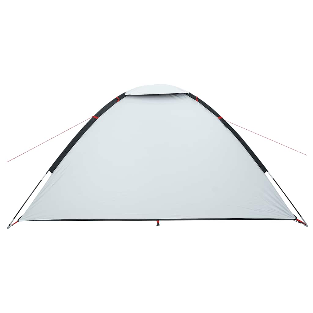 Tenda de campismo cúpula p/ 4 pessoas opaca impermeável branco
