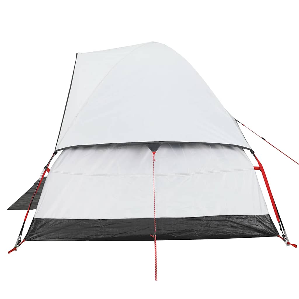 Tenda de campismo cúpula p/ 2 pessoas opaca impermeável branco