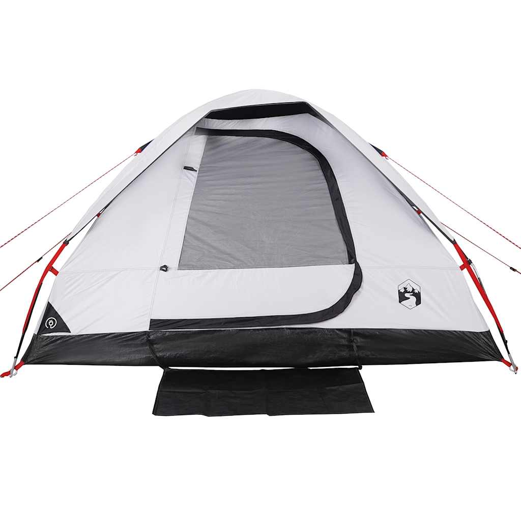 Tenda de campismo cúpula p/ 4 pessoas opaca impermeável branco